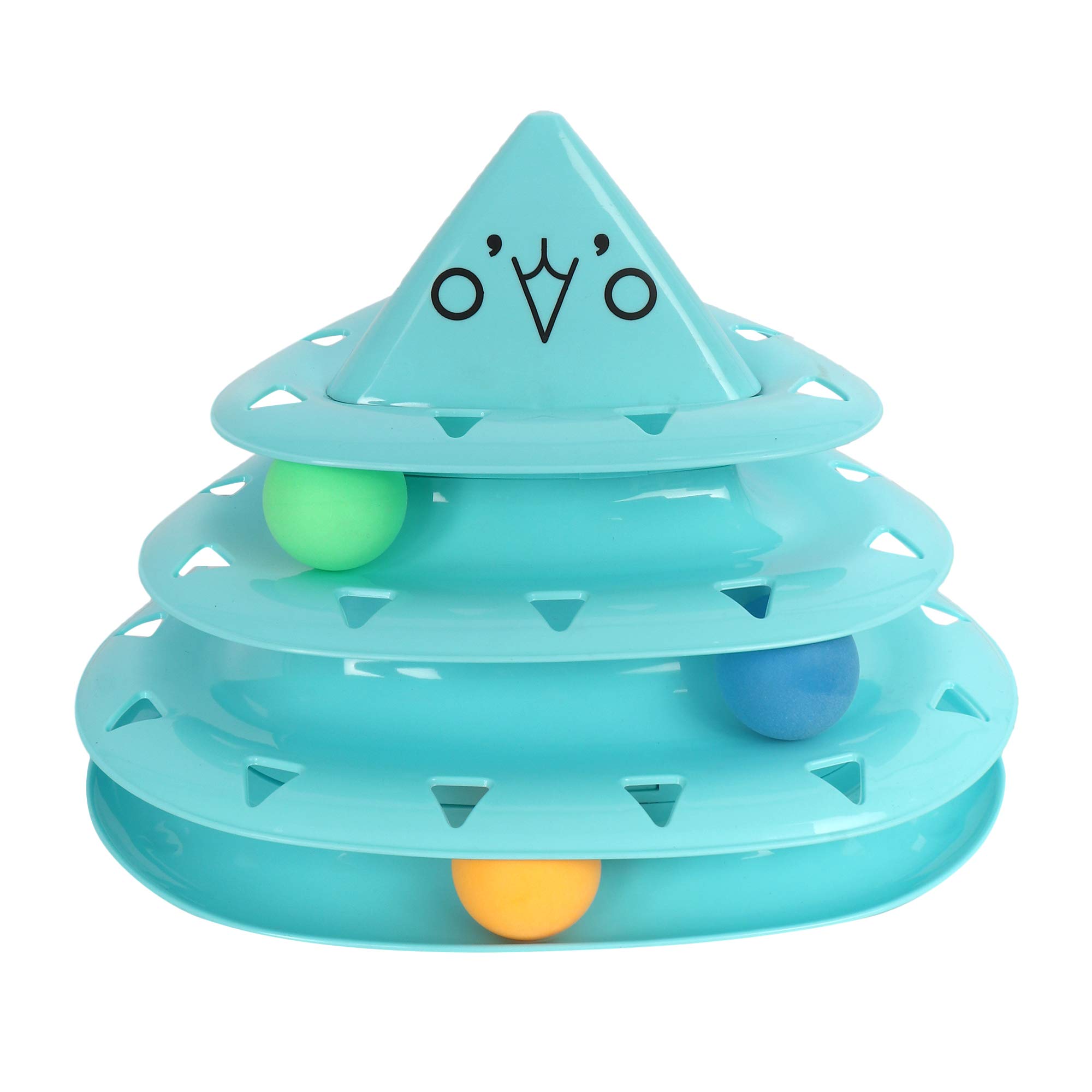 circular turntable cat toy