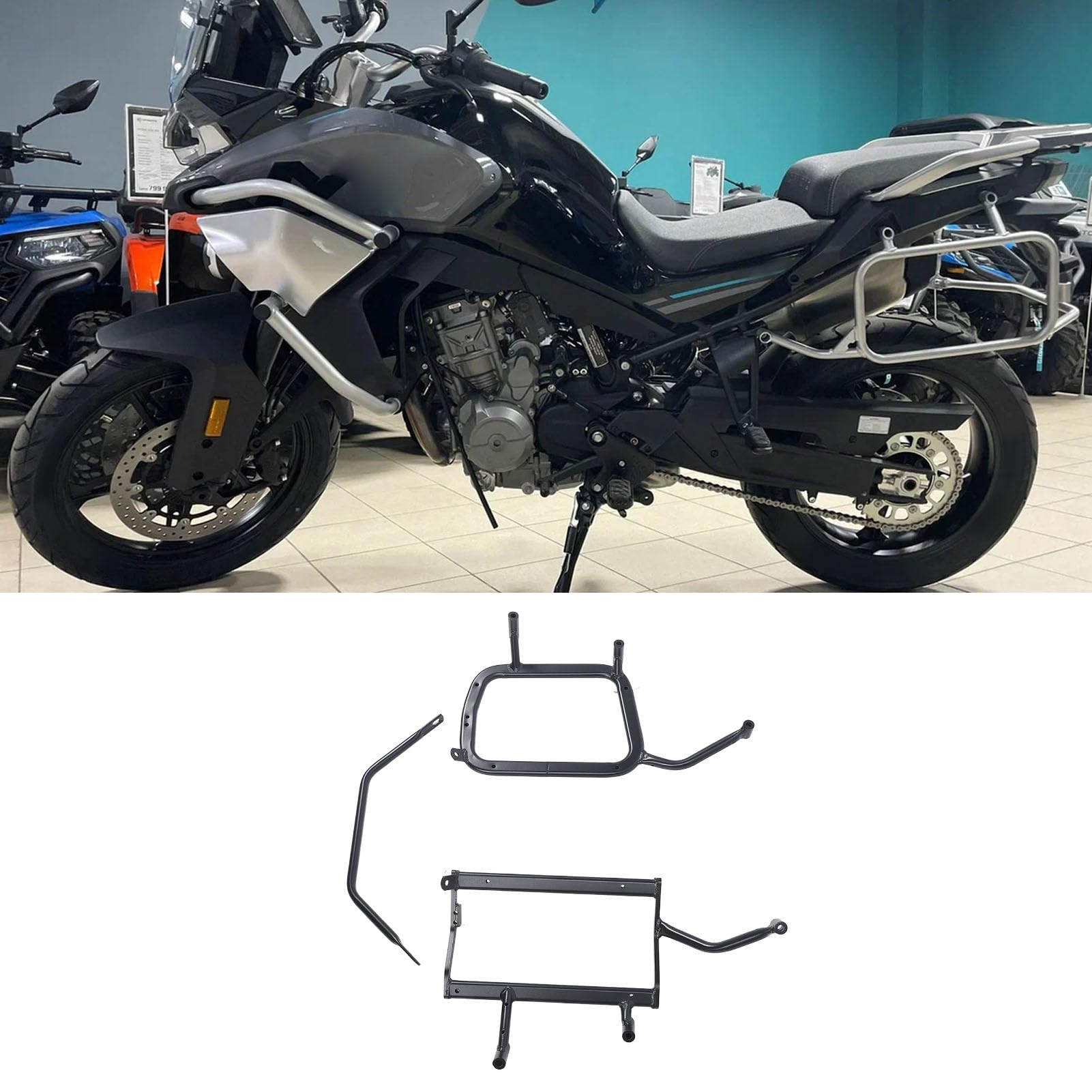 Wspornik do Konwersji Sakwy ze Stali Węglowej o Wysokiej Twardości Solidny Wspornik Sakwy do MT800 MT 800 dla Entuzjastów Motocykli