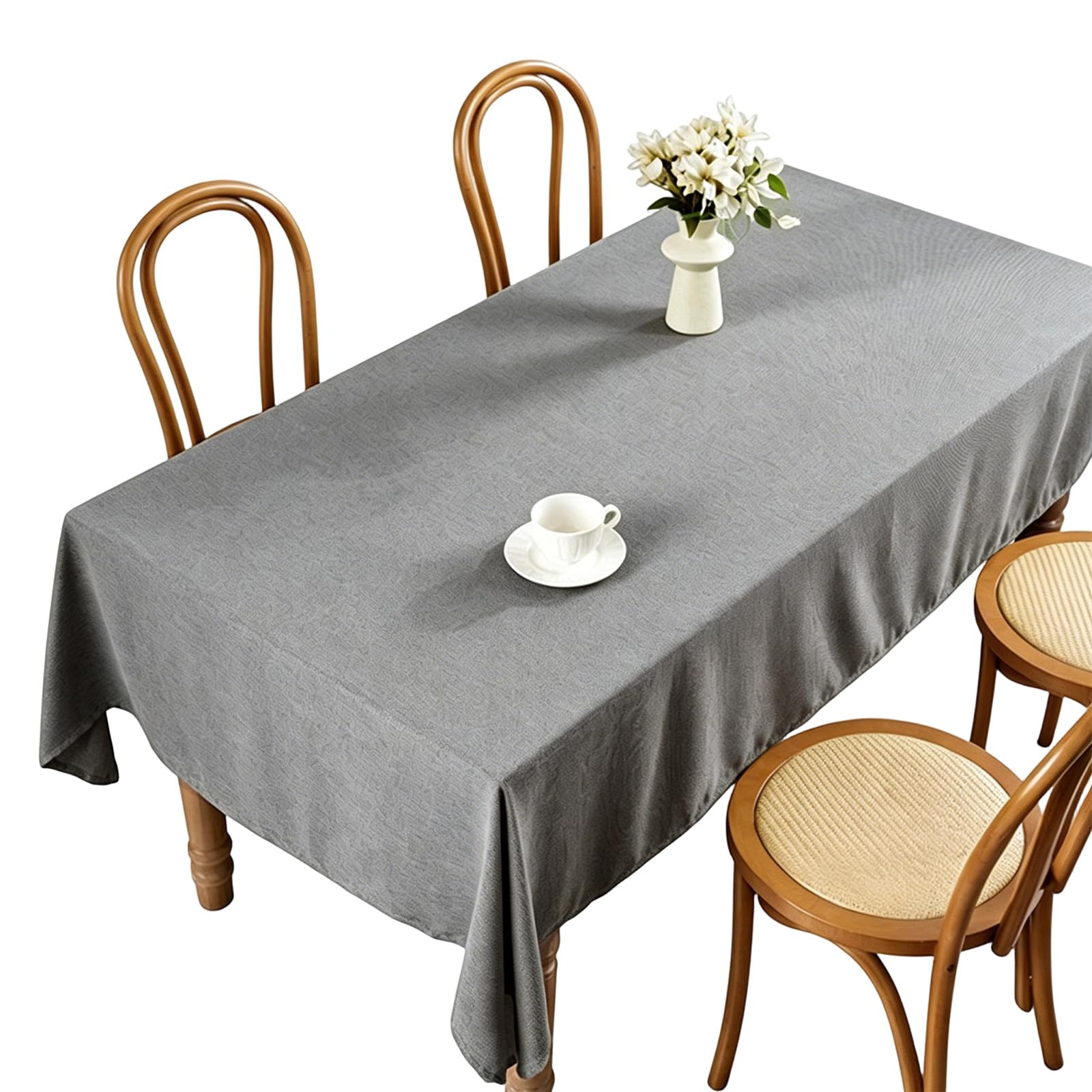 Snorvixre Tablecloth Heatproof for Family Gatherings Outdoor Event Family Dinner Spill Safe Cloth