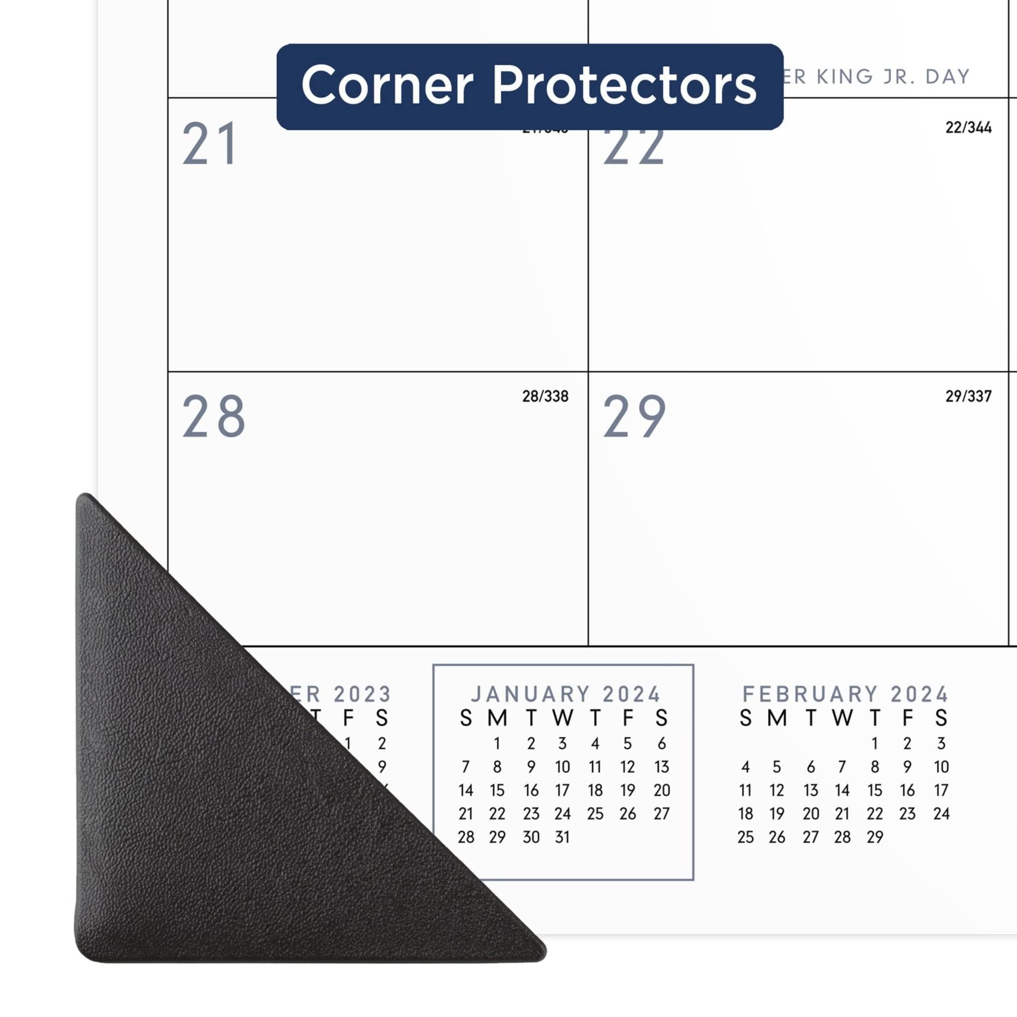 AT-A-GLANCE® Calendario mensile da scrivania 2024, 45,7 x 27,9 cm, da gennaio a dicembre 2024, SK14X00