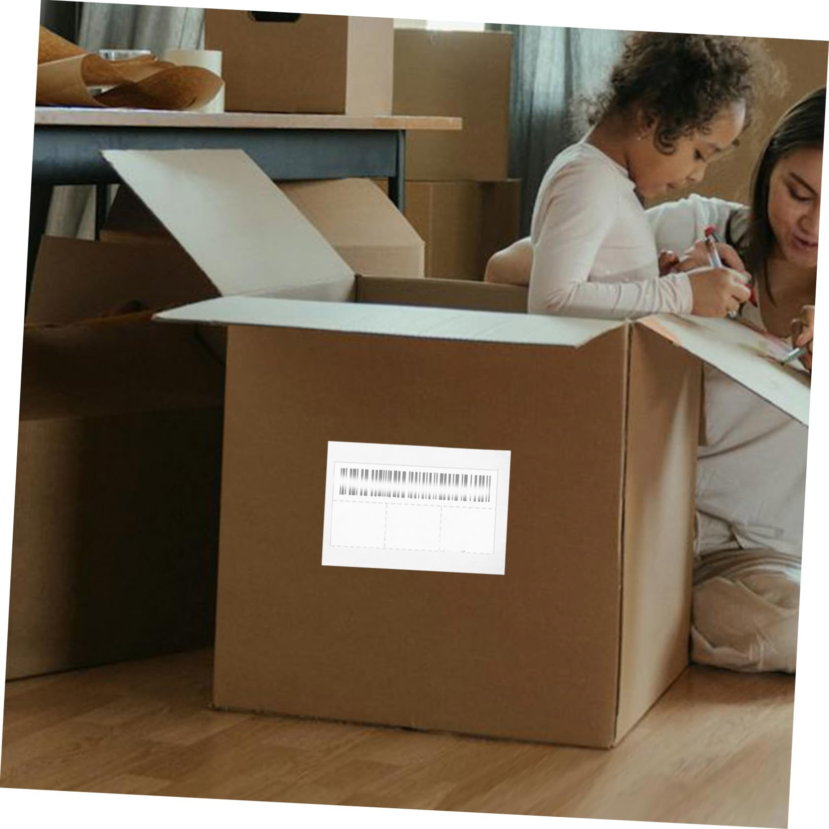 Happyyami 100 Stück Selbstklebende Briefumschläge Beutel mit Transparentem Fenster Große Kapazität aus Pe für Lagerung und Versand von Dokumenten