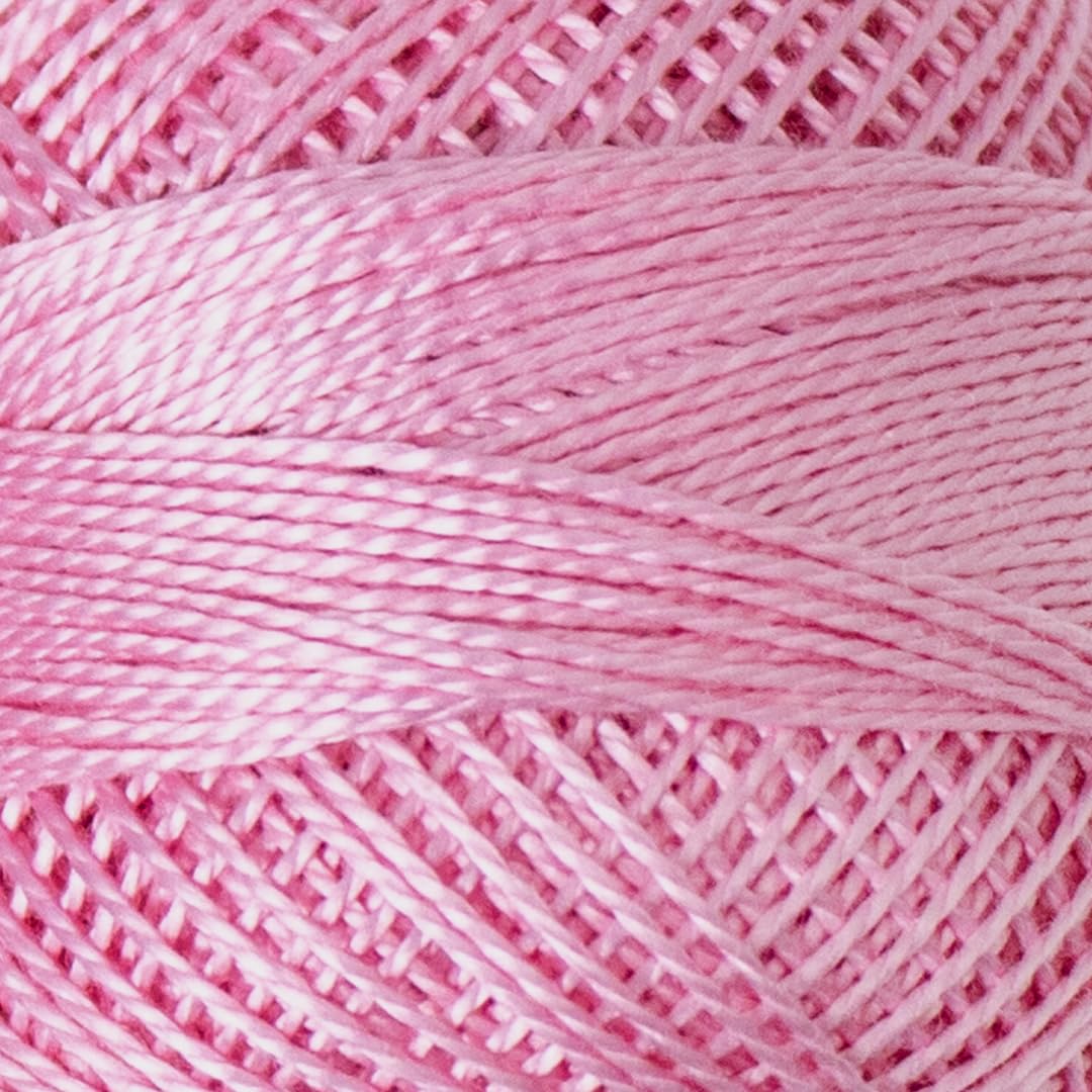 Luca-S Premium Coton Pearl Embroidery Thread Size 8, 100% Egyptian Cotton Crochet Yarn, Cross Stitch Embroidery Yarn, Oeko TEX Certified, 10 Grams per Ball Color 57 Box