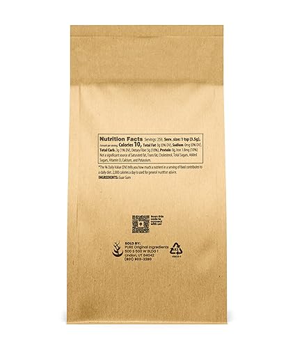 Miniatura 2 de Pure Original Ingredients Goma de guar (2 libras) de guar, grado alimenticio, sin gluten