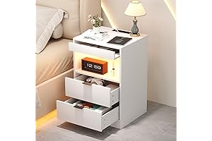 Yusong Mesitas De Noche Modernas LED