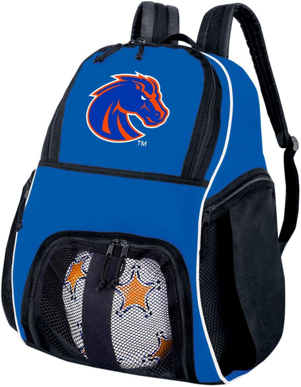 Broad Bay Boise State University Soccer Ball Backpack Boise State Volleyball Bag Travel Practice