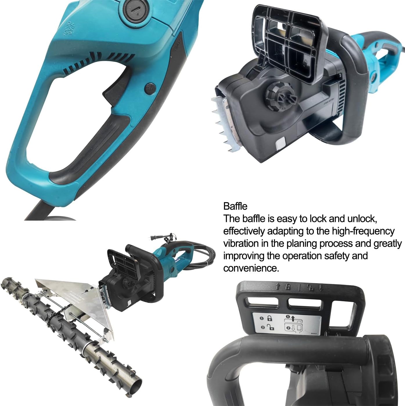 27.5" Foam Planer Saw, Spray Foam Insulation Cutting Removal Tool, Closed-Cell Polyurethane Foam Polishing Tool 110V