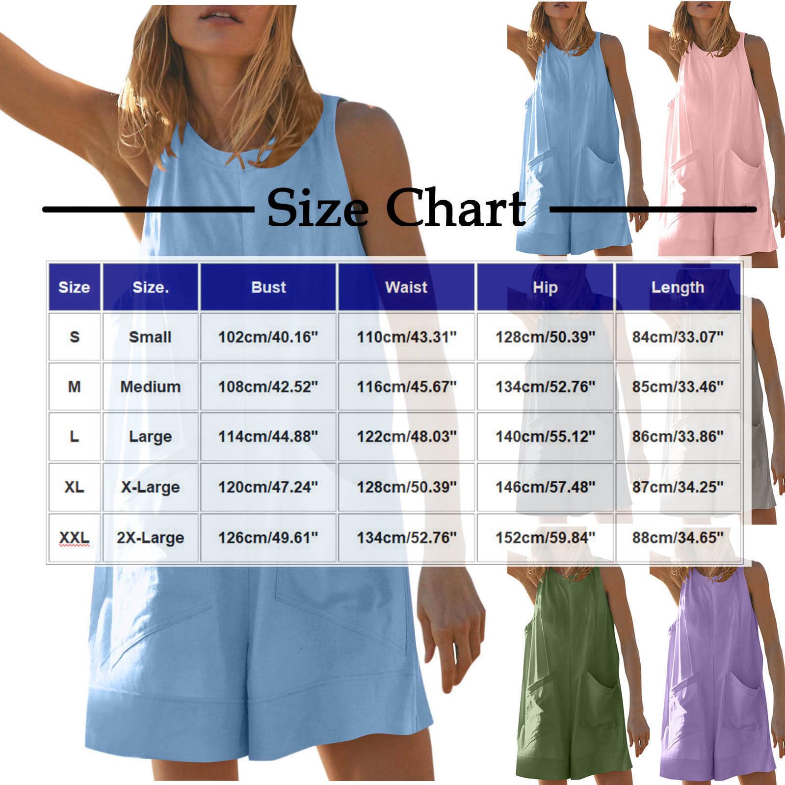 Salopette Short Femme en Lin Chic et élégant Ample et Respirant Mode Combinaisons et Combishorts Femmes Ete Fluide Combishort Les Bretelles Pantacourt Combi-Short Romper Jumpsuit Playsuits de Plage