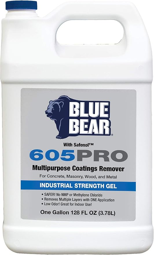 Blue Bear 605 Pro Coating Remover One Gallon (128 oz)