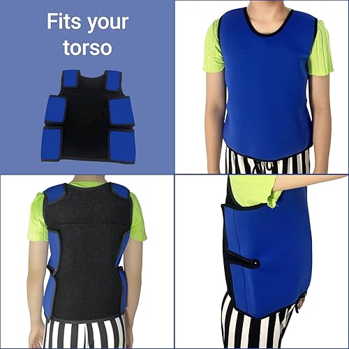 Miniatura 6 de Chaleco de compresión sensorial para niños, herramienta de comodidad de presión profunda para hiperactividad, ansiedad y trastornos de procesamiento