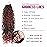 8 Packs Goddess Faux Locs Crochet Hair for Black Women, Boho Style Locs, River Locs Crochet Hair with Curly Ends (18Inch, OT350, 8Packs)