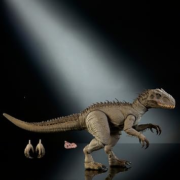 Jurassic World Hammond Collection JKG98 Indominus Rex Deluxe Articulated Action Figure Large Interchangeable Claws and Tracking Implant