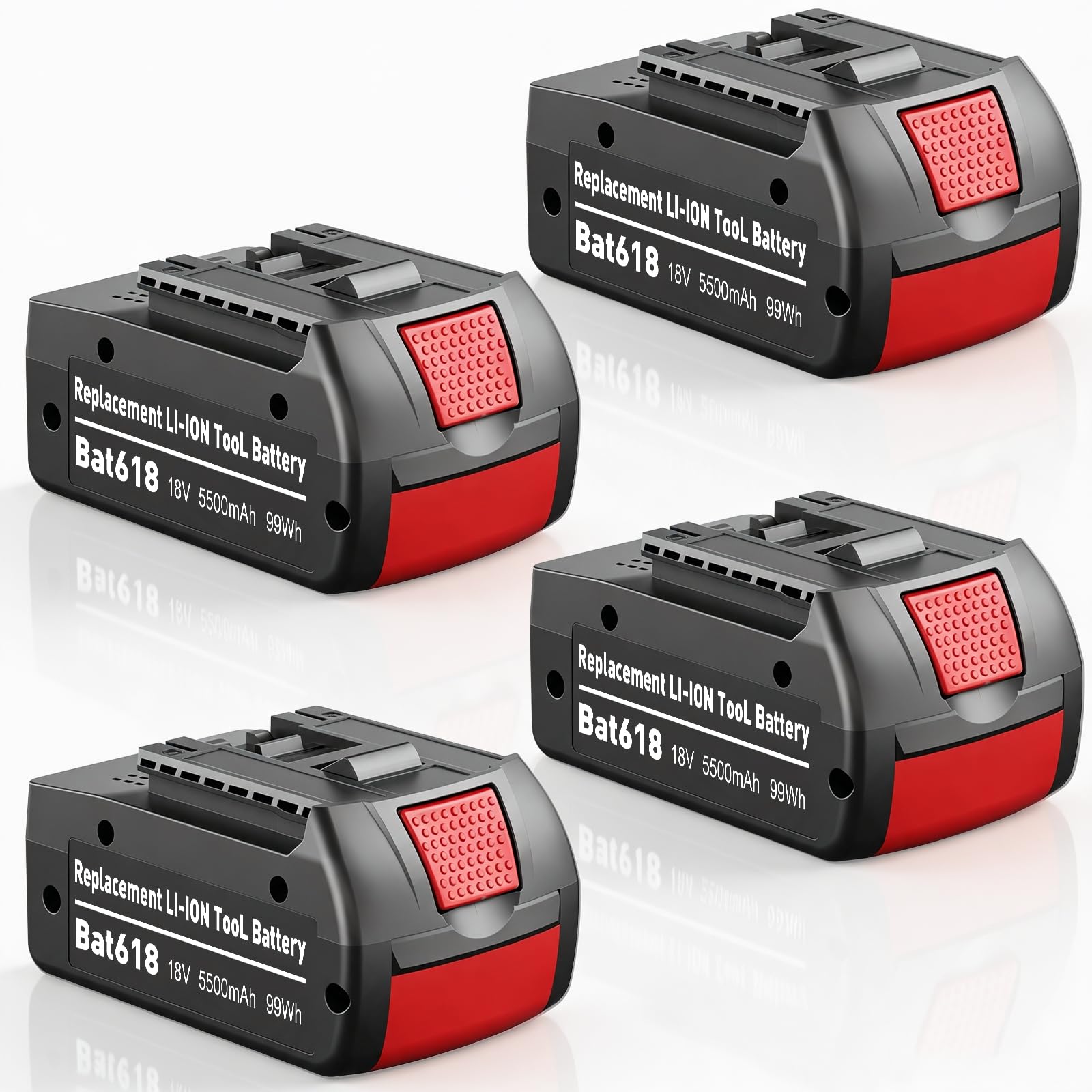 Ersatz Li-Ionen-Akkus für Bosch 18V Li-Ionen-Akku BAT618 Akku-Ersatzteile