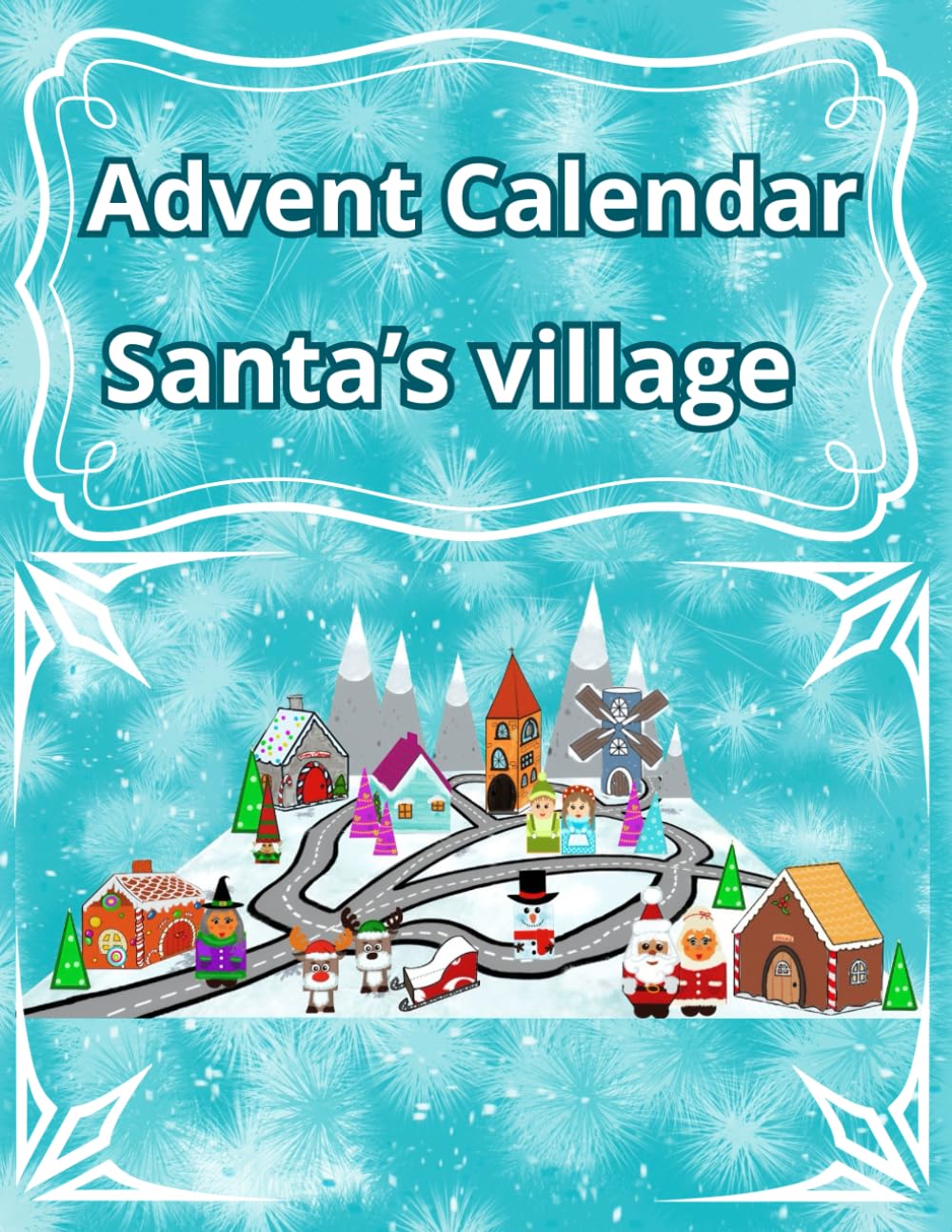 Advent calendar - Santa's village: DIY book for Christmas