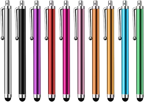 Lápiz capacitivo universal para Kindle Touch iPad iPhone 66s 6Plus 6s Plus Samsung S5 S6 S7 Edge S8 Plus Note Multi (paquete de 20 unidades, solo