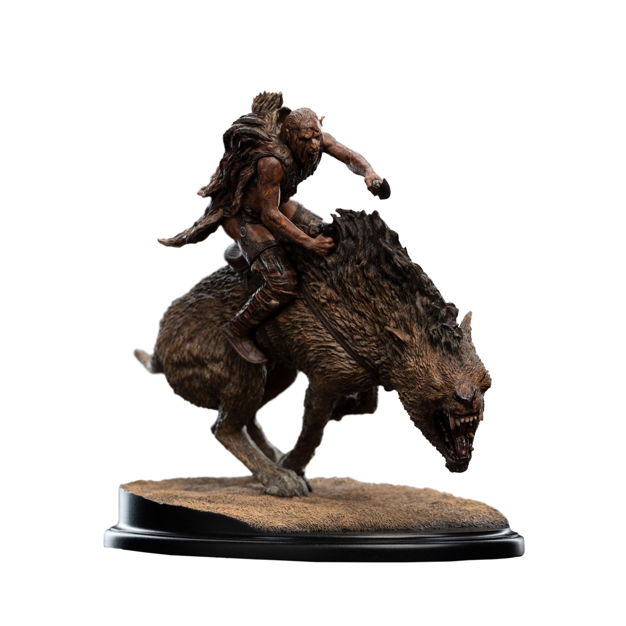 Weta Workshop Lord of The Rings Mini Statue Sharkû on Warg 18 cm