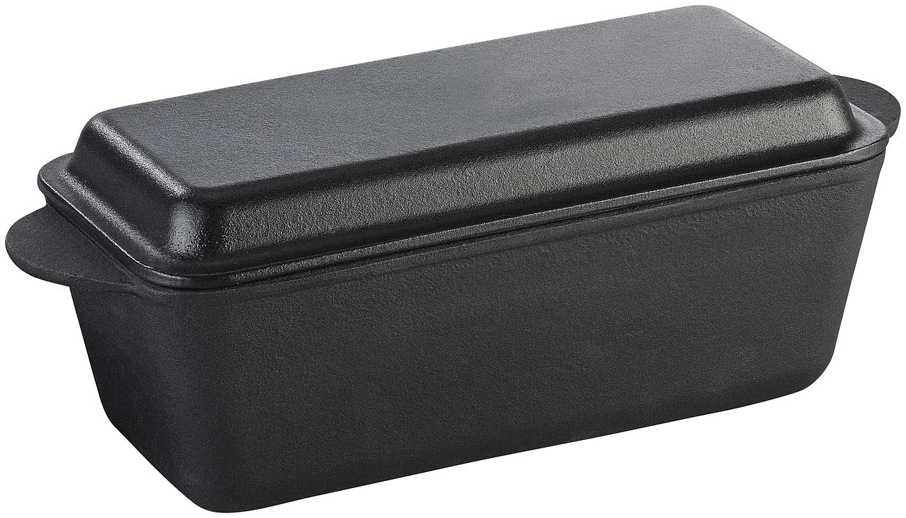 Gusseiserne Kastenform Mit Deckel – 22,9 X 12,7 Cm, 2-teilig, Für Brot & Hackbraten