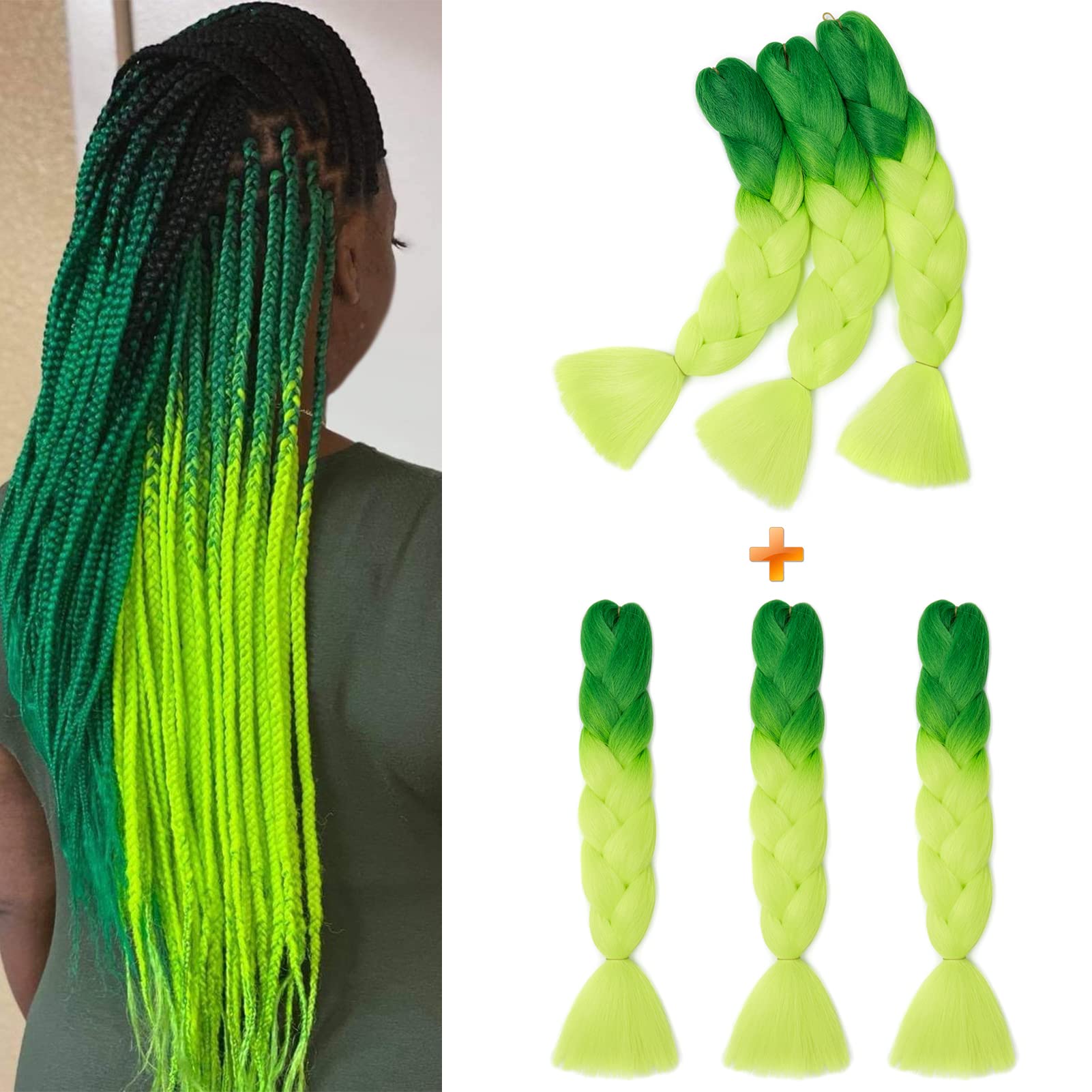 60cm Extensiones de Pelo Trenzas Africanas Castaño Oscuro Extensiones para Trenzas Africanas 1 pcs 100g Kanekalon Pelo para Trenzas Africanas Sintetico Extensiones de Trenzado Cabello Braiding — view 124