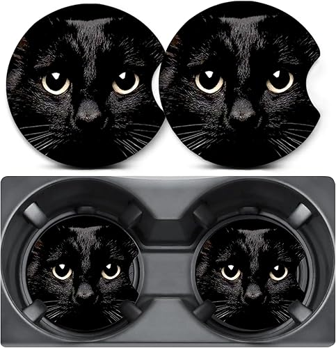 Miniatura 9 de 2 unidades de posavasos para portavasos de coche, posavasos para portavasos de coche con diseño de cereza, alfombrilla de goma antideslizante de