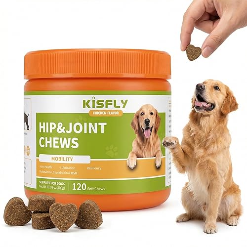 Dog Joint Supplement Soft Chews for Senior & Large Breeds