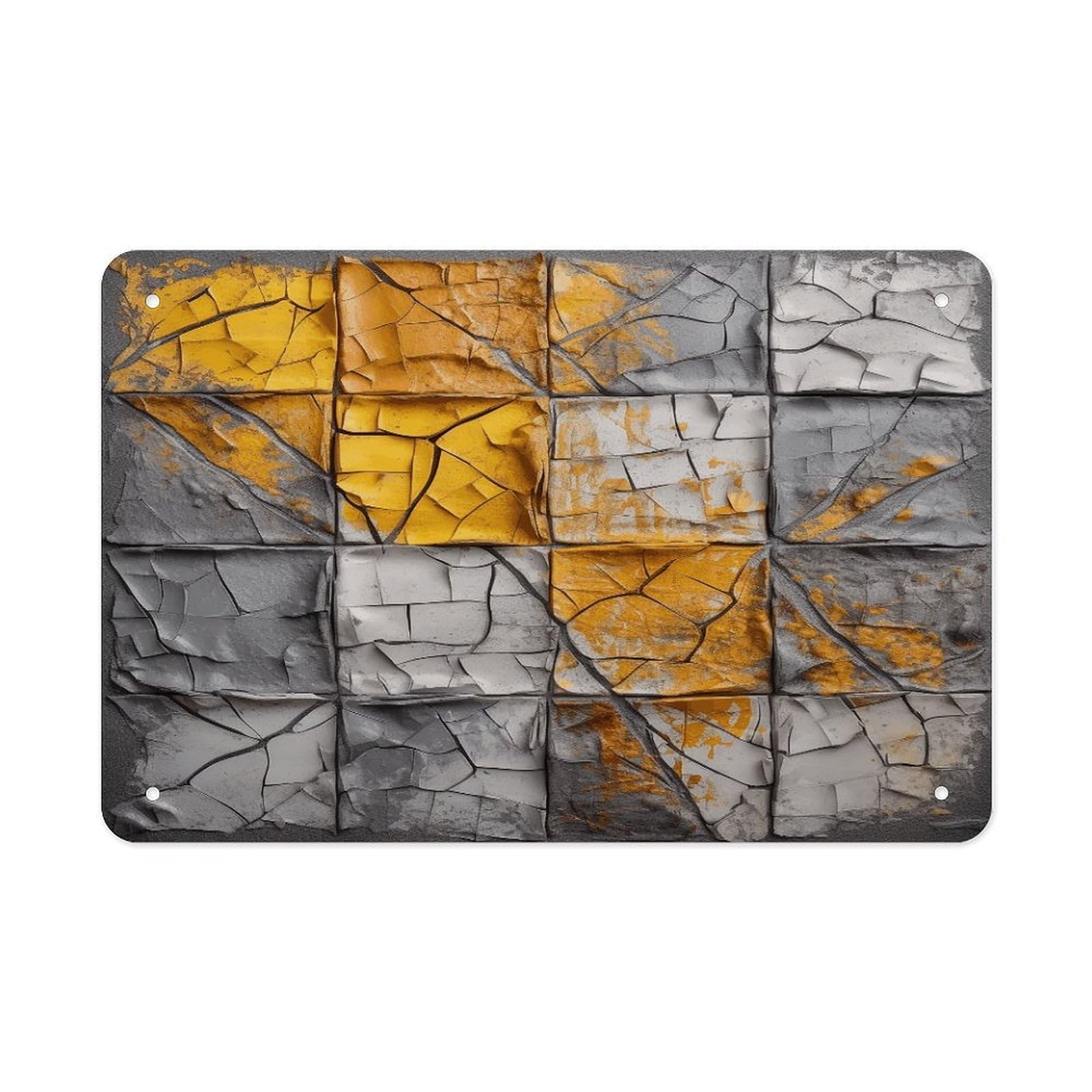 Fodpand Style Interesting Square Wall Art Metal Signs Tin Sign