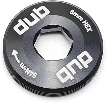 Crank Arm Cap Self-Extracting M18/M30 for SRAM Dub, Black.