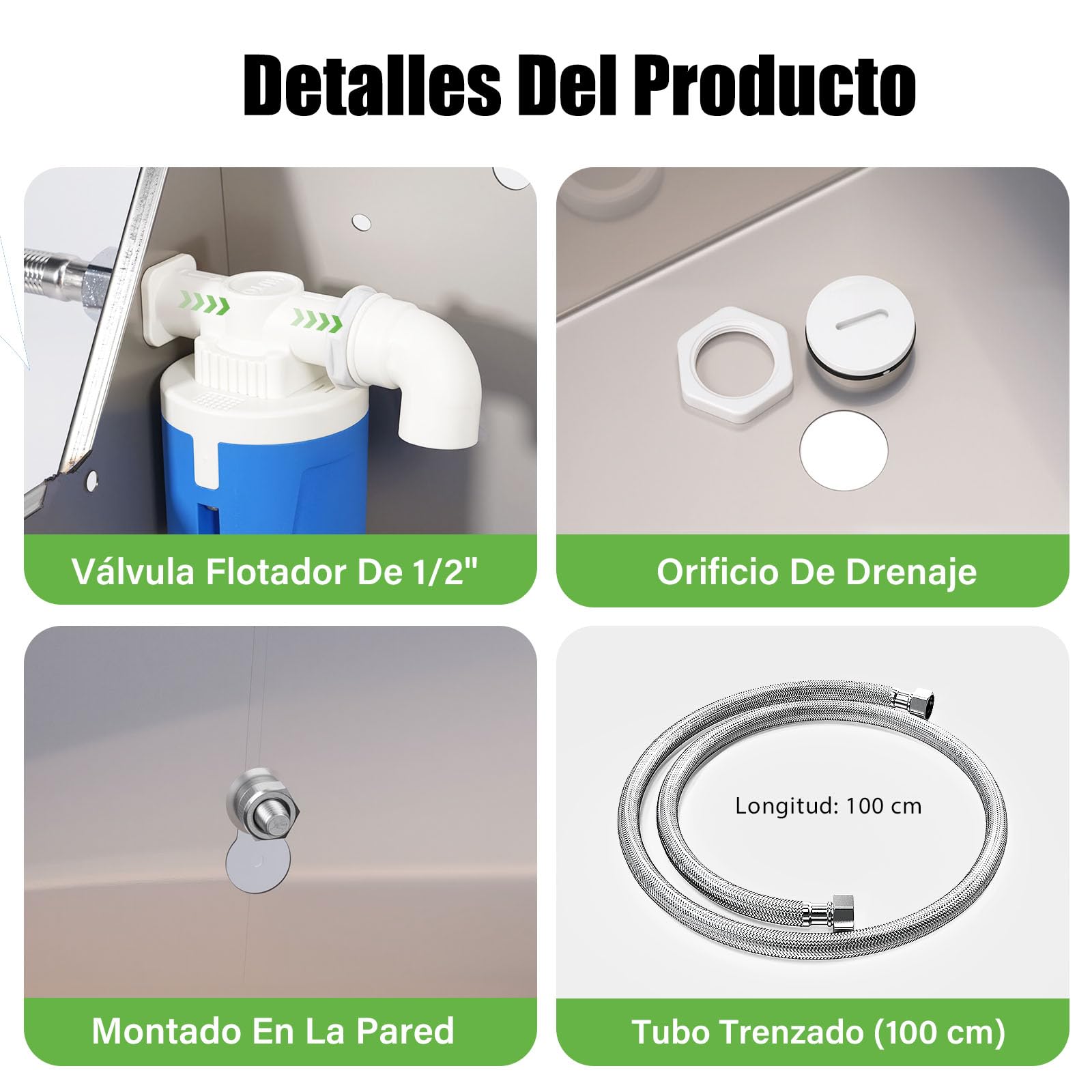 8 litros AutomáTico De Agua para Perros Al Aire Libre para Mascotas Waterer Cuenco De Agua Inoxidable para Perros Grandes Cuenco De Agua De Acero Inoxidable para Ganado(Llenado AutomáTico)
