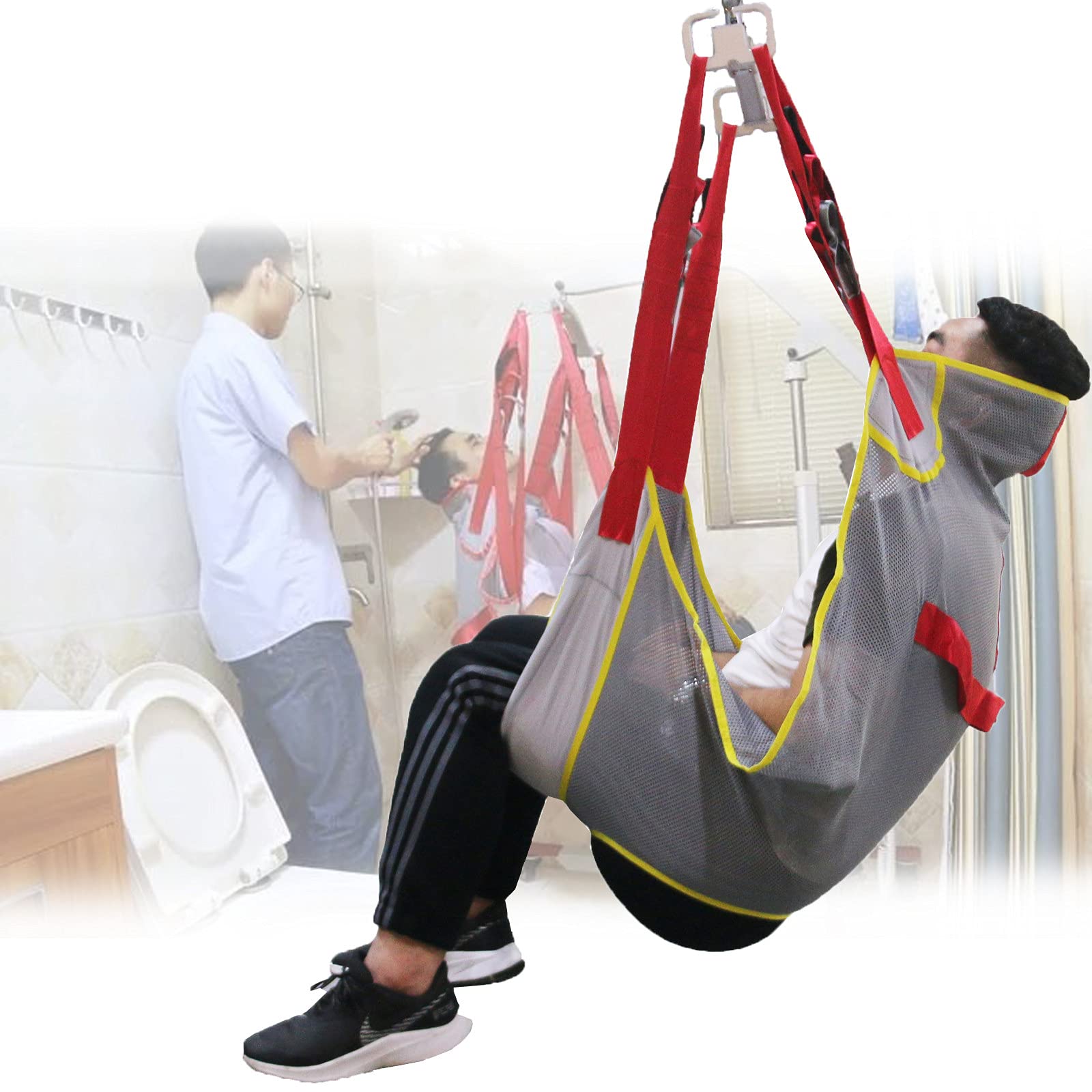 Buy DDHVVOH Mesh Open Sling Sling,Toileting Sling Patient Lifter