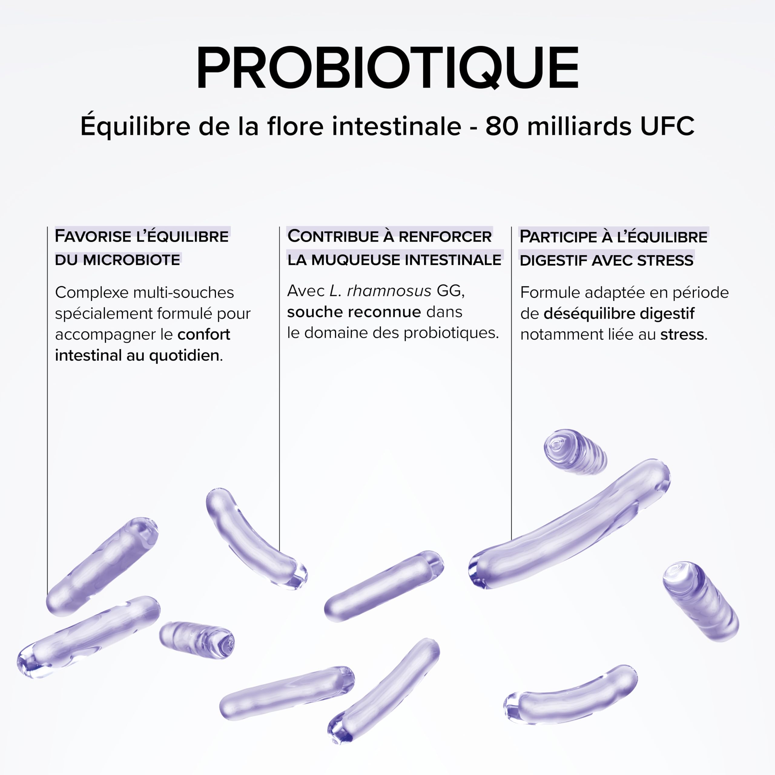 Probiotique Flore Intestinale – 80 Milliards d’UFC/jour – Souches Probiotiques Actives – Flore Intestinale & Immunité – Complexe Multi-Souches – 60 Gélules Vegan – Beyond Elements