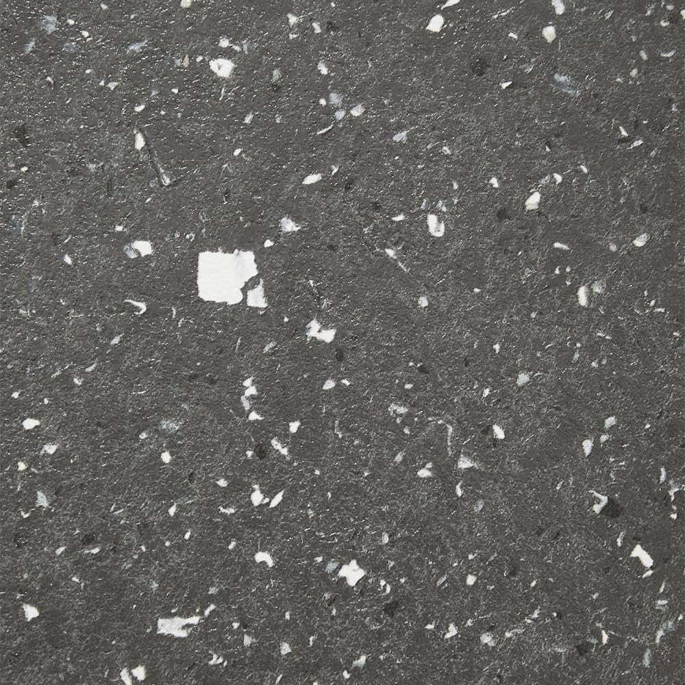 INMOZATA Self Adhesive PVC Sand Texture Floor Tiles,Peel & Stick Planks,30.48×30.48cm 1.2mm Thin Vinyl,DIY Floor Covering,Dark Terrazzo,30Pcs