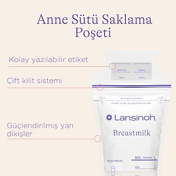 Lansinoh Breast Milk Storage Bag 50 Pcs