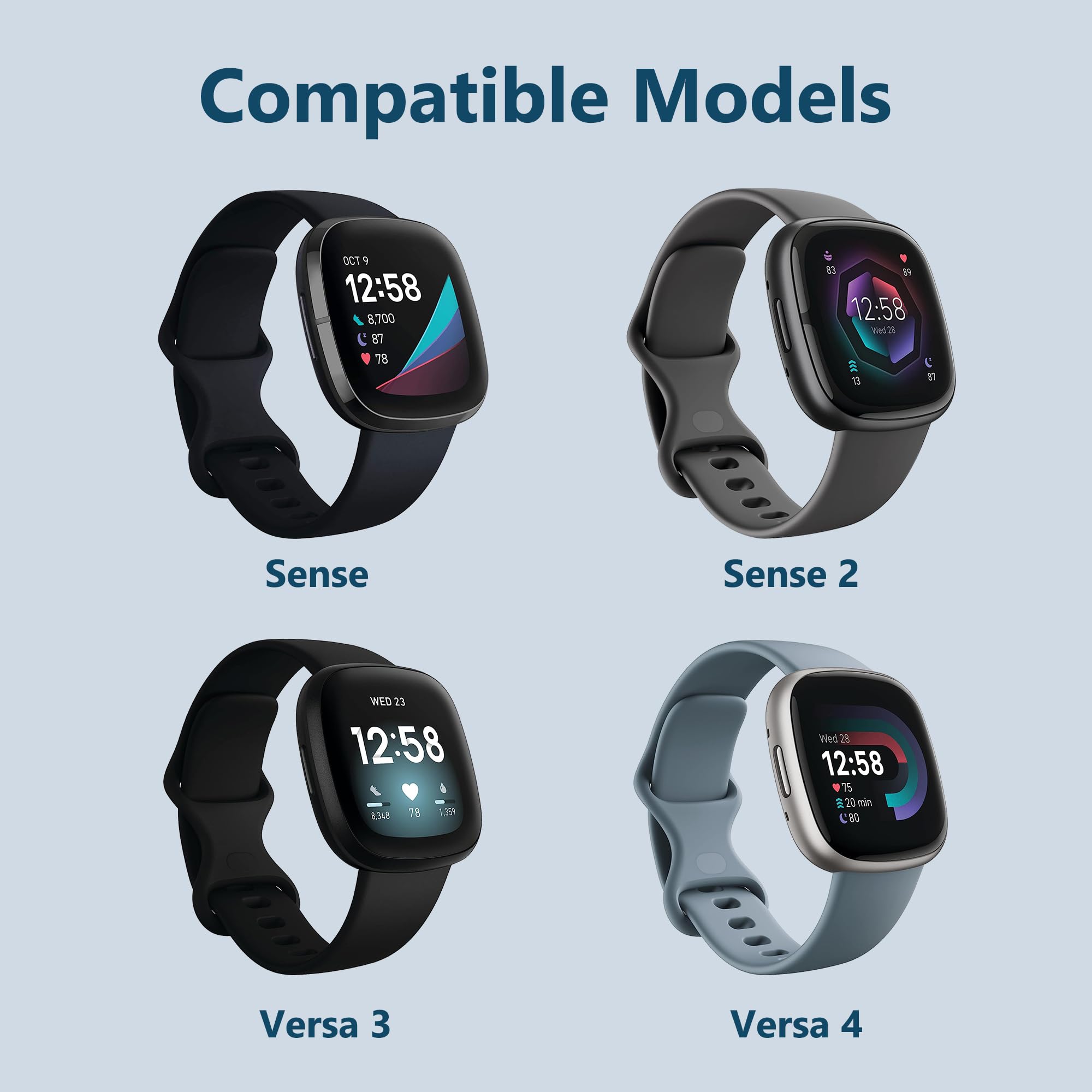 Cavo Di Ricarica Dock USB Per Fitbit Versa 3, 4, Sense