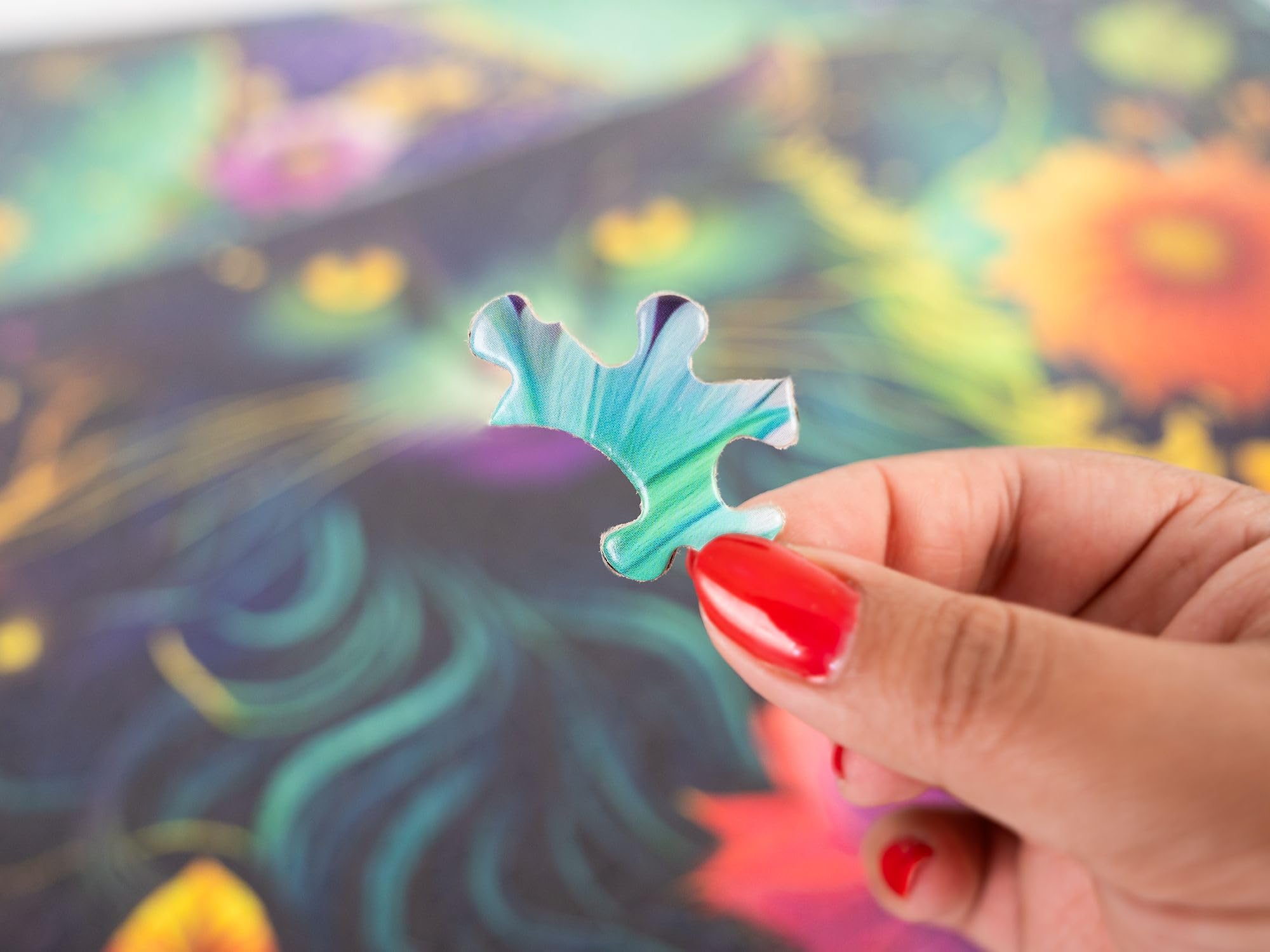 Springbok Halloween Haunted House - 1000 Piece Jigsaw Puzzle for Adults - Made in USA: Enchanted Cat