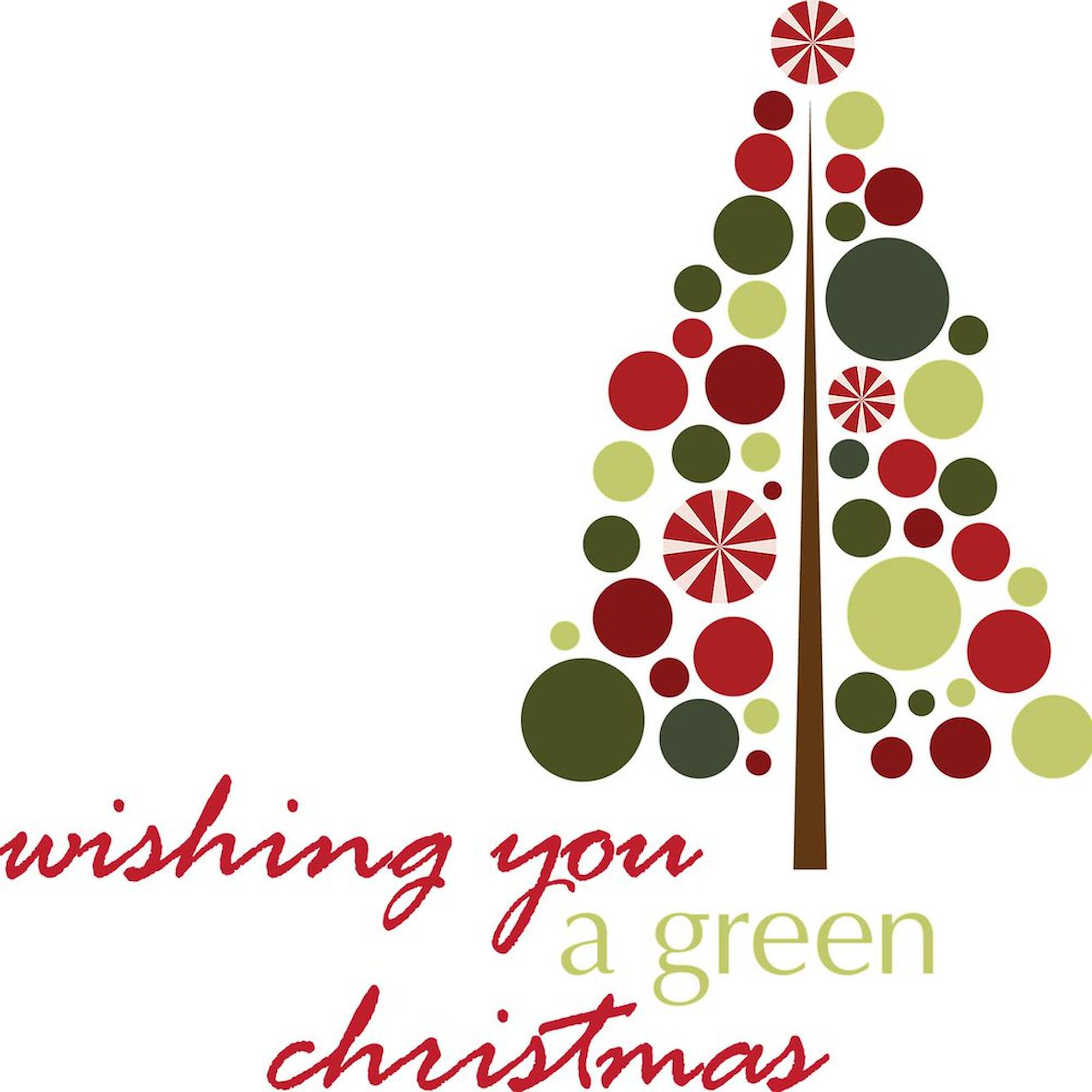 CafePress A Green Christmas Patches 4