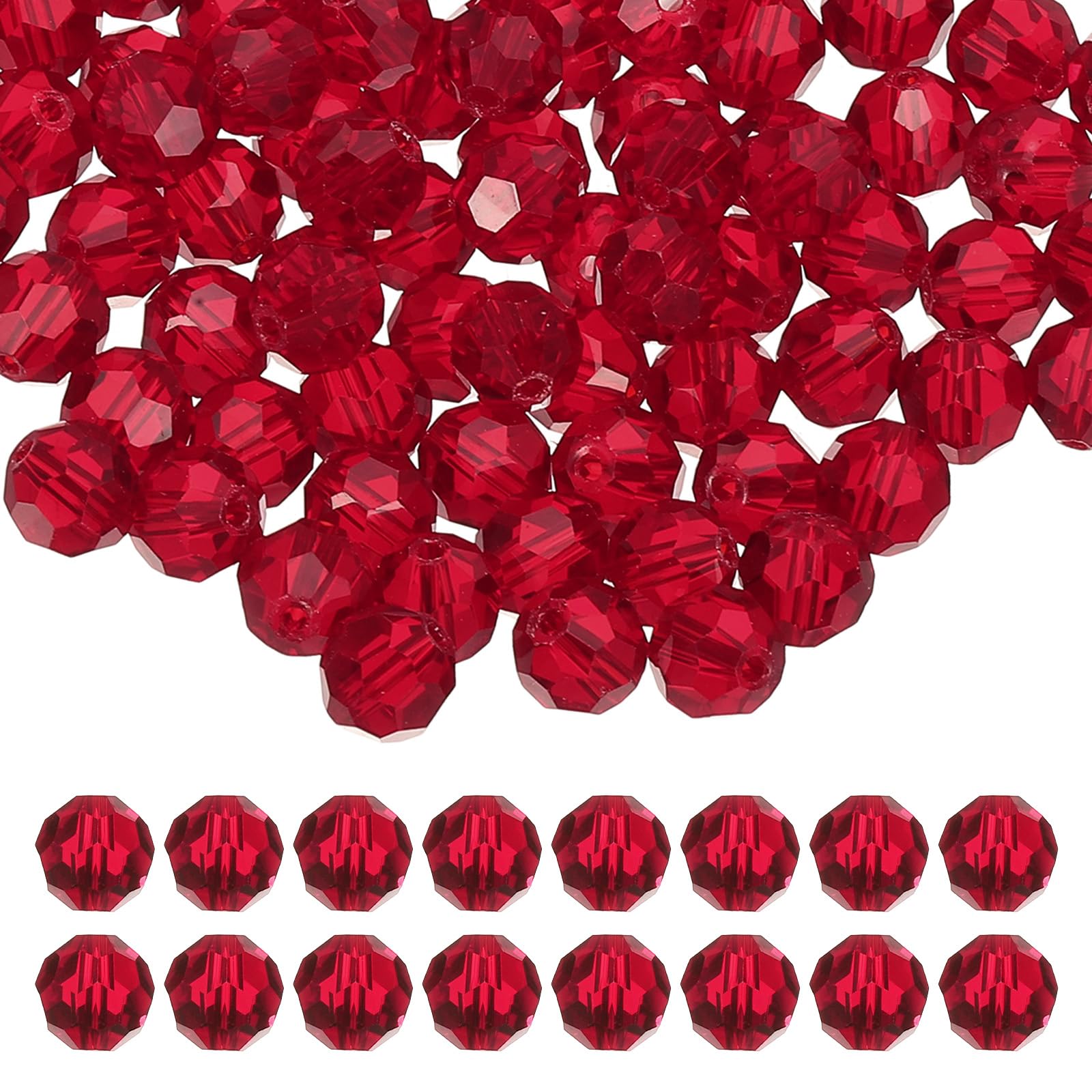 PATIKIL 10mm Round Crystal Beads
