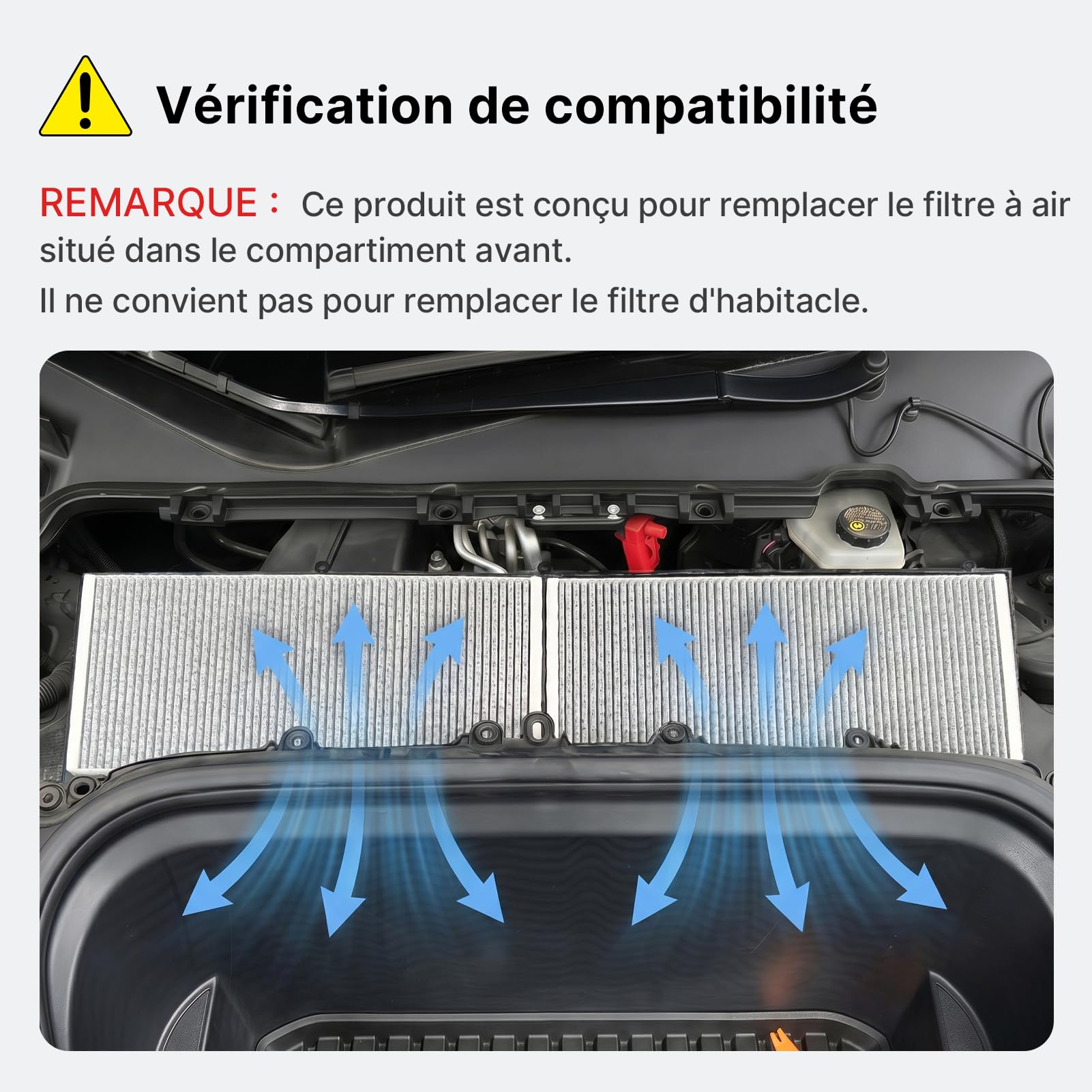 Lot De 4 Kit Filtre HEPA + Filtre À Charbon Pour Tesla Model Y | Remplacement De La Climatisation De L'Habitacle Avec Charbon Actif 2020-2025 2026 Juniper(Uniquement Premium et Performance)