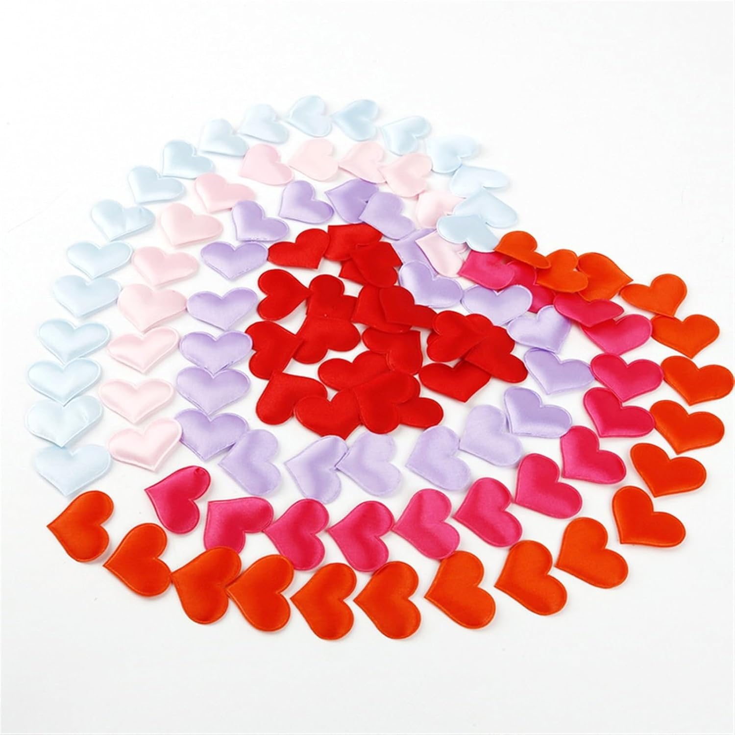 Party Decor Mix Color 100Pcs 2~3.5cm Sponge Heart Wedding Confetti Throwing Petals For Love Bride Valentine's Day Gift Party Room Decoration (Color : 35x25mm Gold)