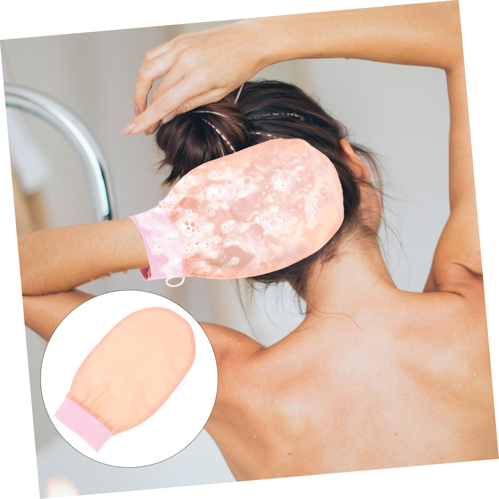Baluue 4stücke Exfolierende Duschhandschuhe Für Sanfte Peeling-mitten Für Körperpflege Für Bad Und Dusche Weichem Material Leicht Und Tragbar Für Effektive Und Sanfte Massage