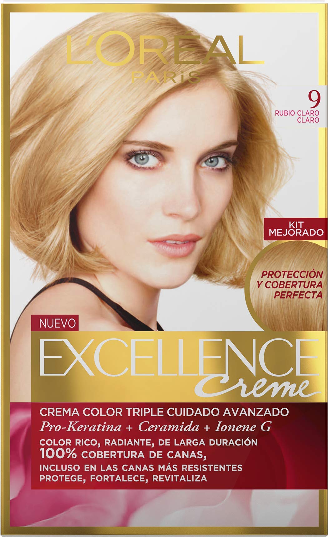 EXCELLENCE Crema Colorante Biondo Chiar.mo 9 40 Ml