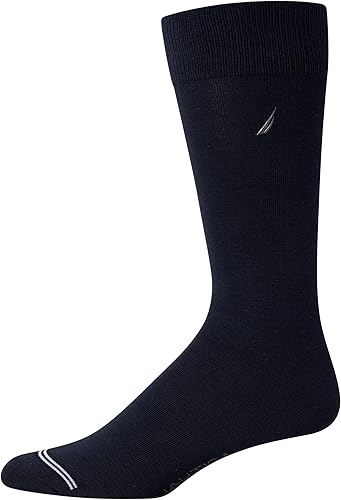 Miniatura 5 de Nautica Calcetines de vestir para hombre - Calcetines sólidos (10 unidades)