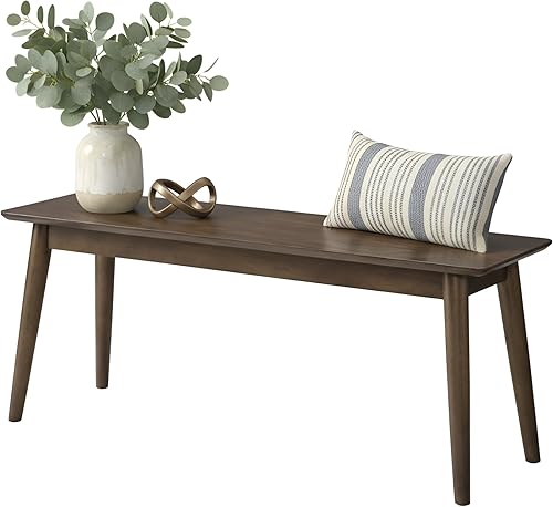 Miniatura 11 de Alaterre Furniture Calais 59 Pulgadas Mesa de Comedor Moderna de Mediados de Siglo para 4 - Mesa Rectangular de Madera Maciza con Diseño Minimalista