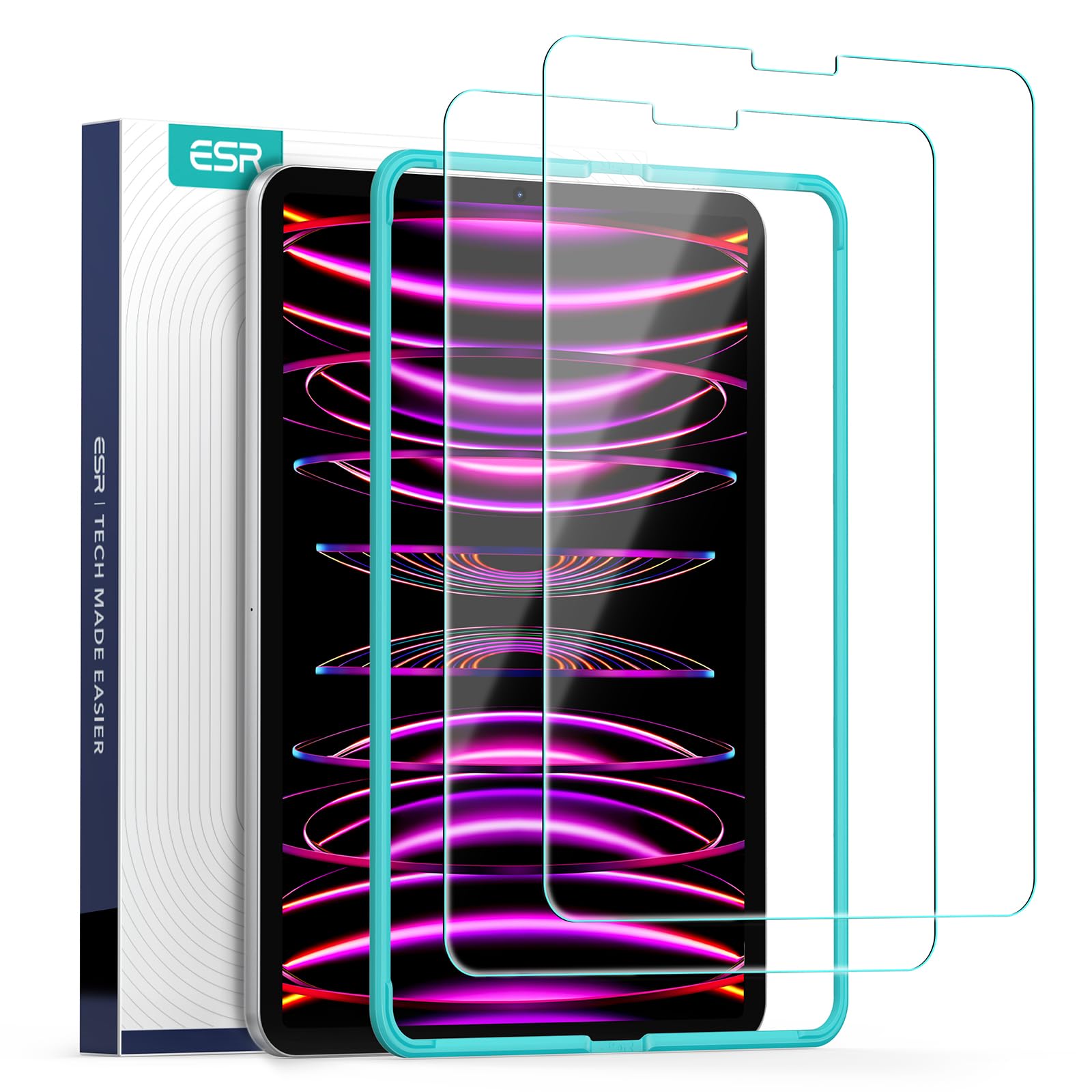 ESR 2 Pack Screen Protector for iPad Pro 12.9 Inch, 9H