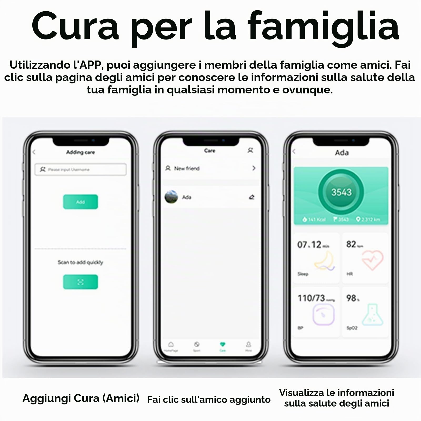 findtime Anello intelligente con cardiofrequenzimetro, anello per il sonno, fitness tracker per la pressione sanguigna, ossigeno nel sangue, contacalorie, contapassi, impermeabile, stile retrò,