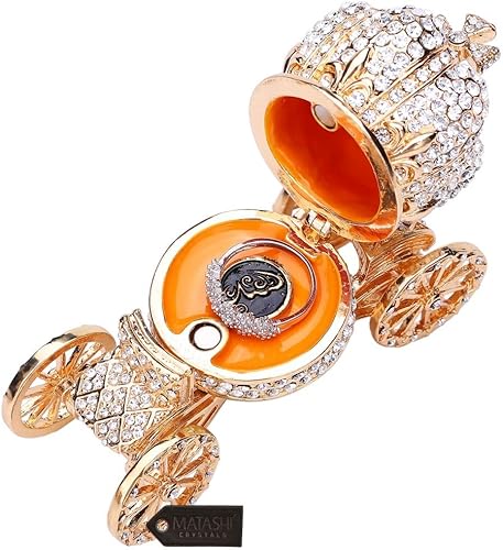 Miniatura 5 de Matashi Caja de baratija pintada a mano, regalo para Acción de Gracias, Navidad, Año Nuevo, soporte de joyería pintado a mano con elegantes