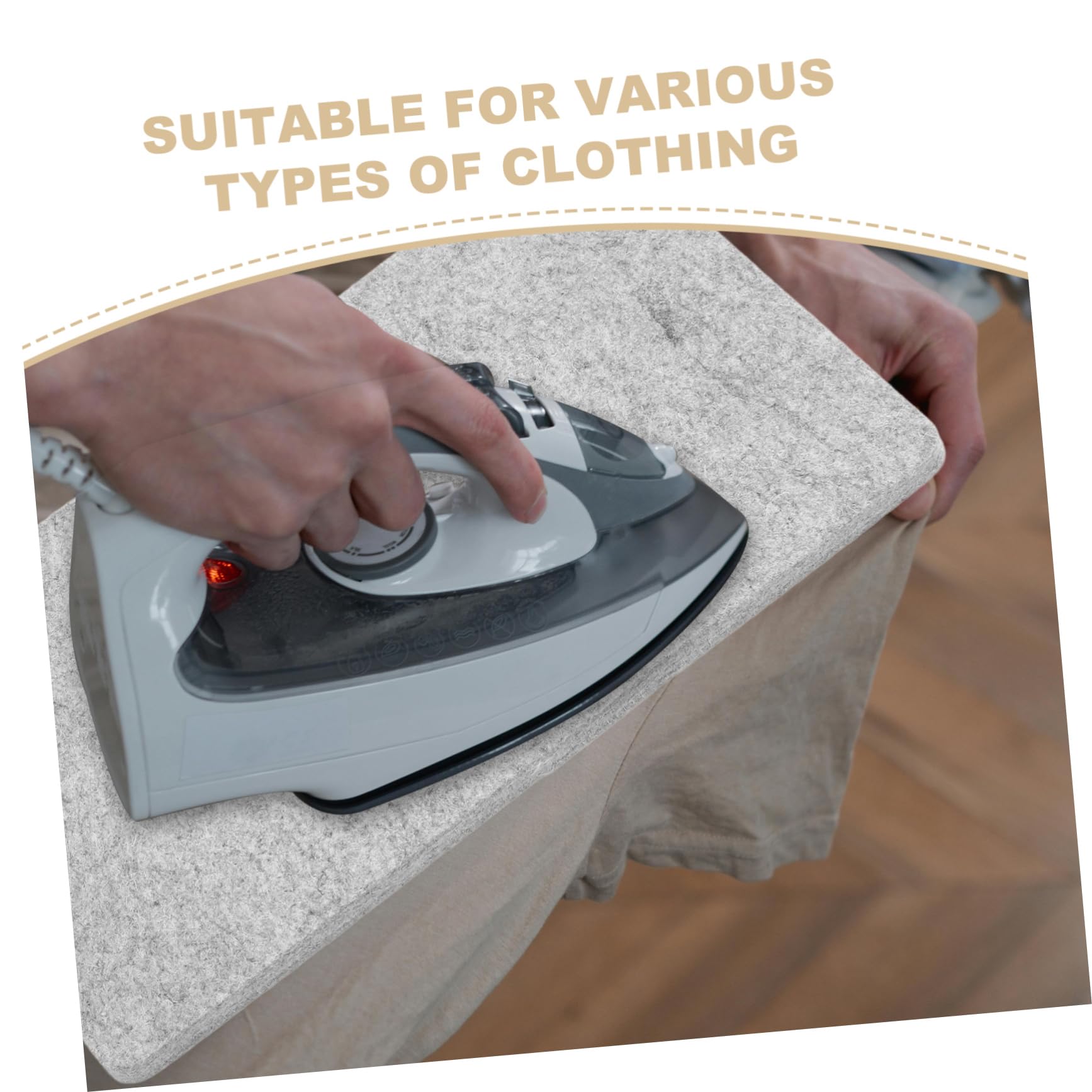 Tappetino in Feltro per Stirare Abbigliamento, Morbido e Assorbente, Dimensioni 30x45 Cm per Cucito e Quilting su Tavolo