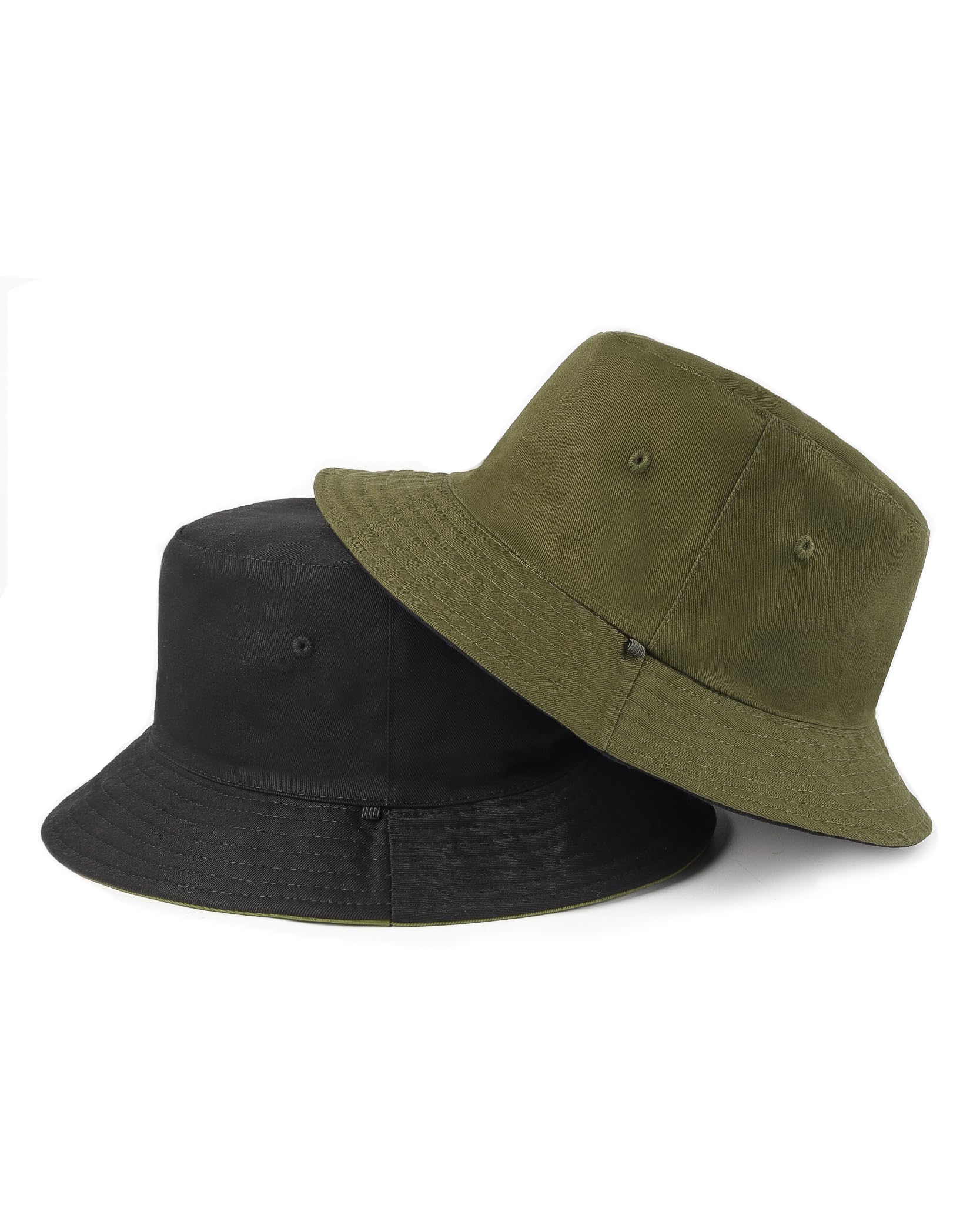 Feng Shui， Sombreros para el Sol L/XL/XX-Large,Sombreros de Pesca Reversibles Grandes,Sombrero de Pescador con protección UV de Doble Cara para Golf, Senderismo al Aire Libre