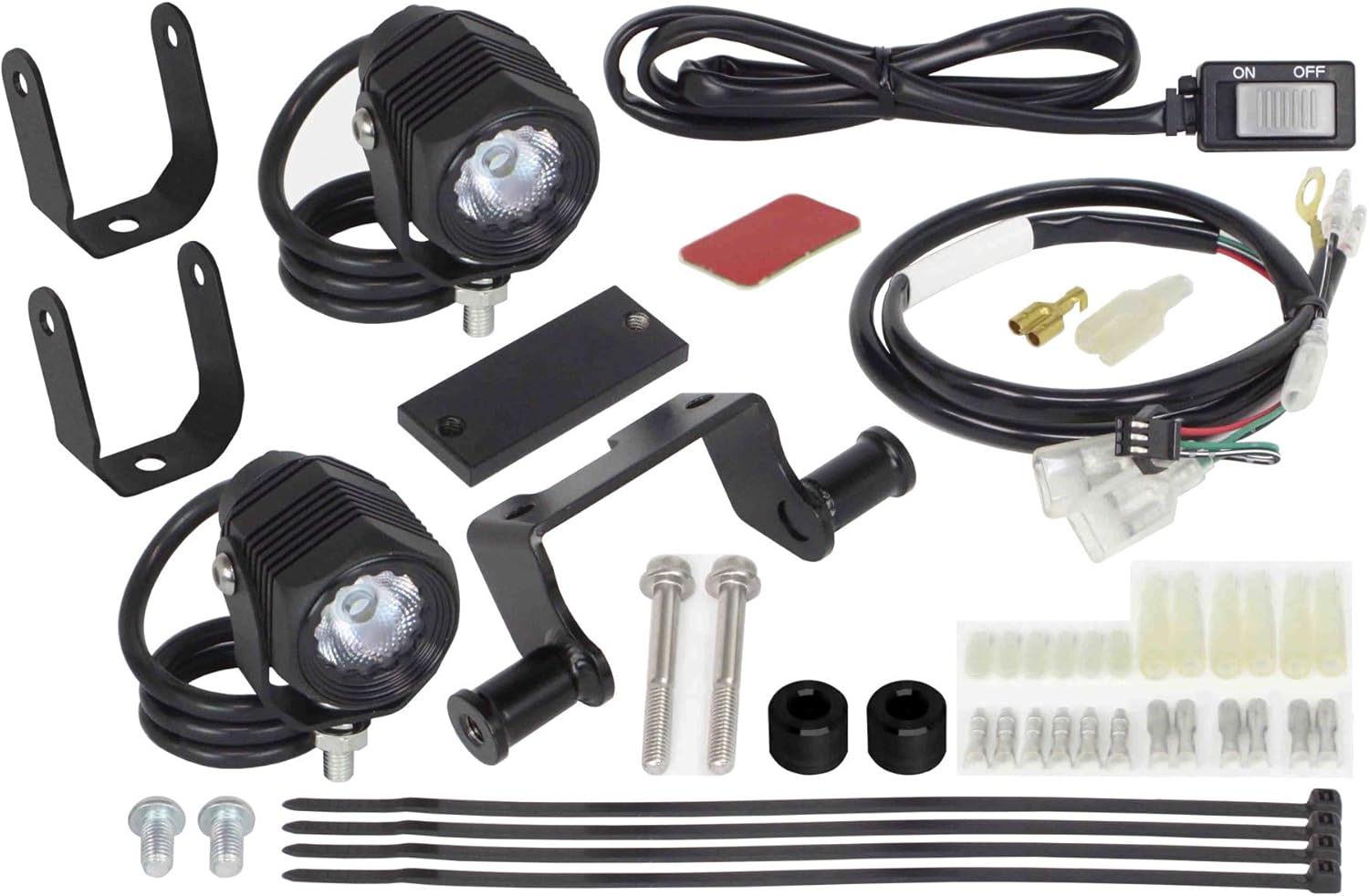 Amazon SP武川(TAKEGAWA) フォグランプ LEDフォグランプキット950(2個入) クロスカブ50/110 0508