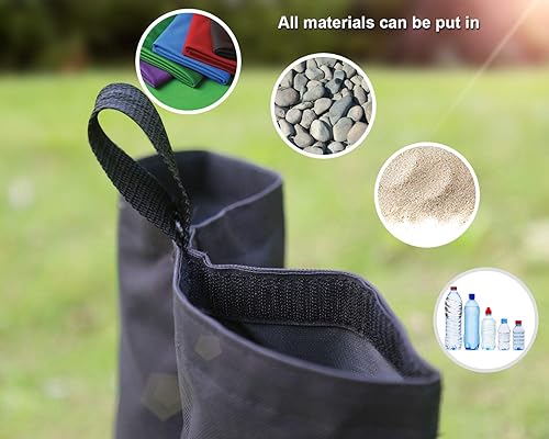 Miniatura 5 de ABCCANOPY - Bolsas de arena para toldos, paquete de 4 unidades (borgoña)