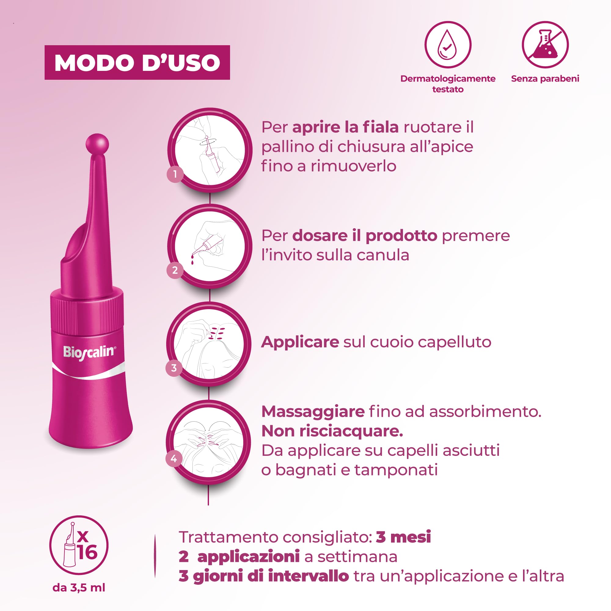 Bioscalin MENOPAUSA Ampullen gegen Haarausfall, regenerierend, Booster