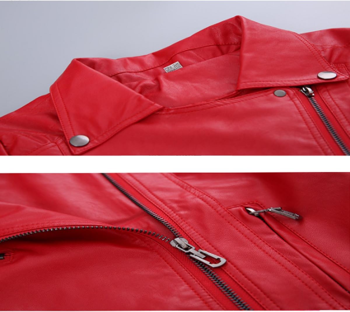 Elife Girls Fashion PU Leather Motorcycle Jacket Children's Outerwear Slim Coat 2-12 Years - Image 6