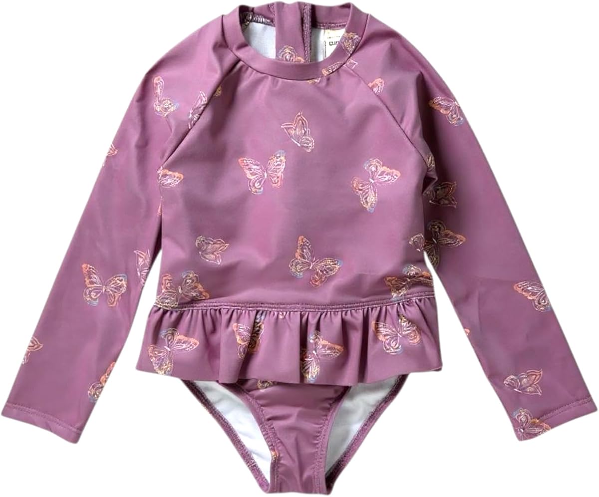 Toddlers and Baby Girls' One Piece Swimsuit Rashguard